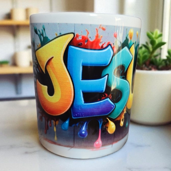 Other - Colorful Graffiti Mug